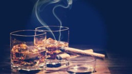 whiskey and cigaretes